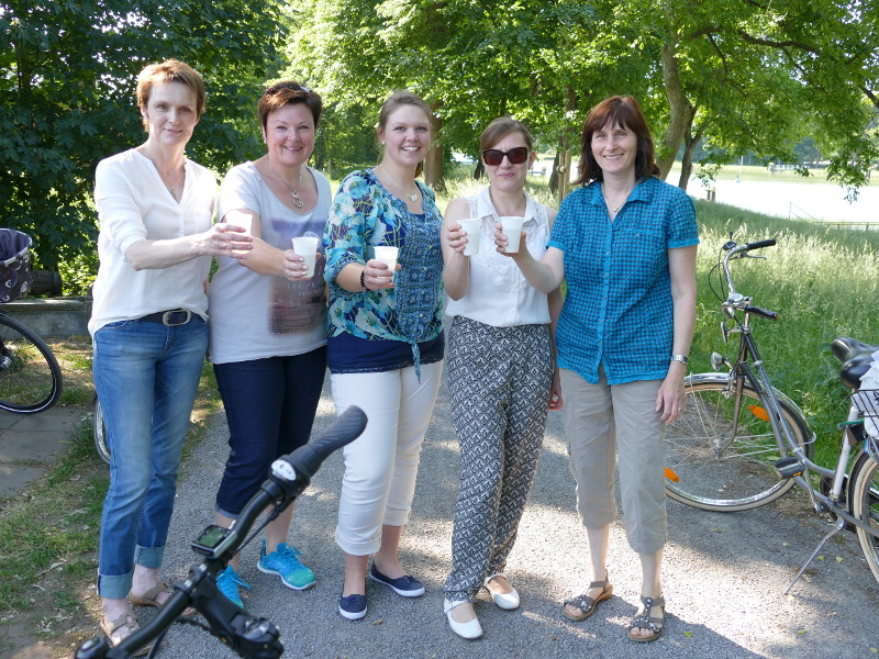 Donnerstags Pilates Frauen Radtour 
