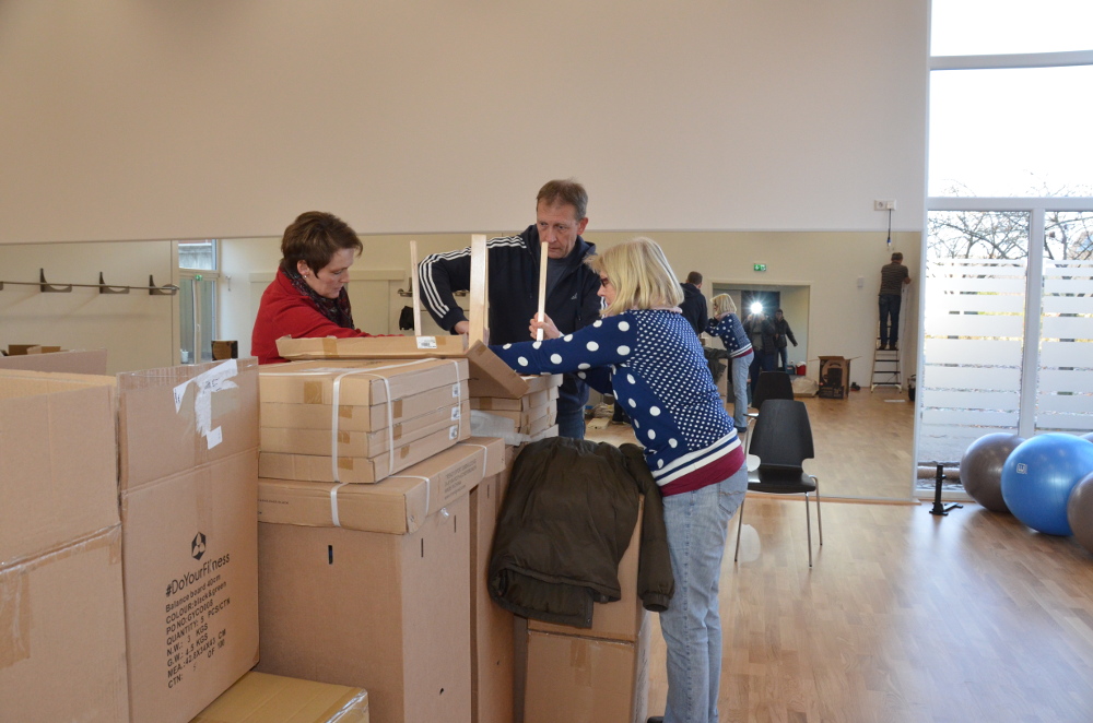 Arbeitseinsatz Gymnastikhalle 8