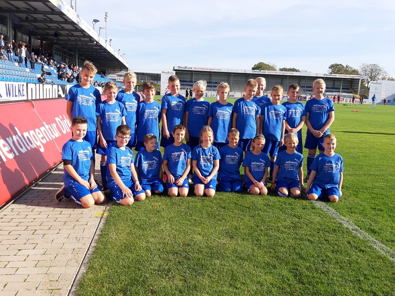 E Jugend Einlaufen Lotte