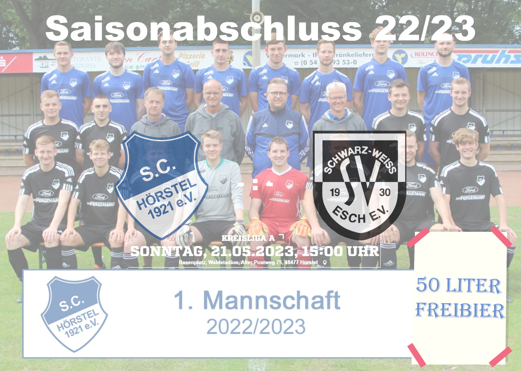 1. Mannschaft Saisonabshcluss