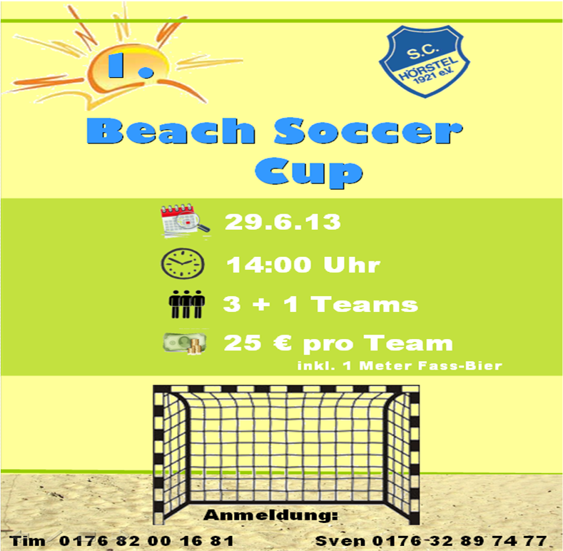 Plakat Beach Soccer Cup