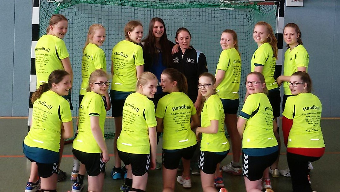 Weibliche C Handballerinnen feiern die Kreismeisterschaft