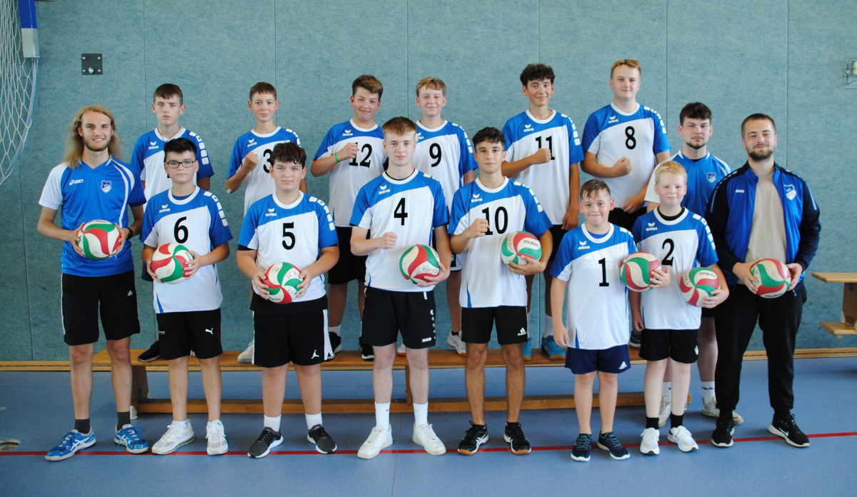 Die männliche C-Jugend (mU16) der Saison 2023/24