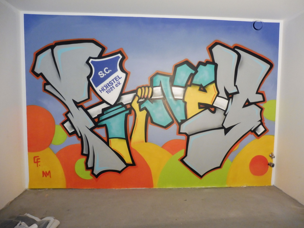 Gymnastikhalle Graffiti 2016