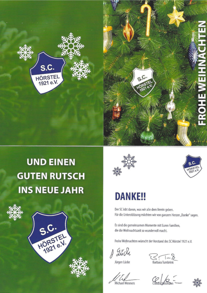2019 SC Weihnachtskarte