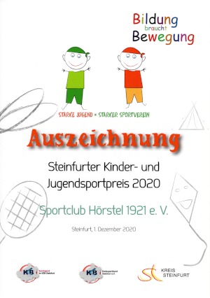 steinfurter kinder und jungendsportpreis 2020
