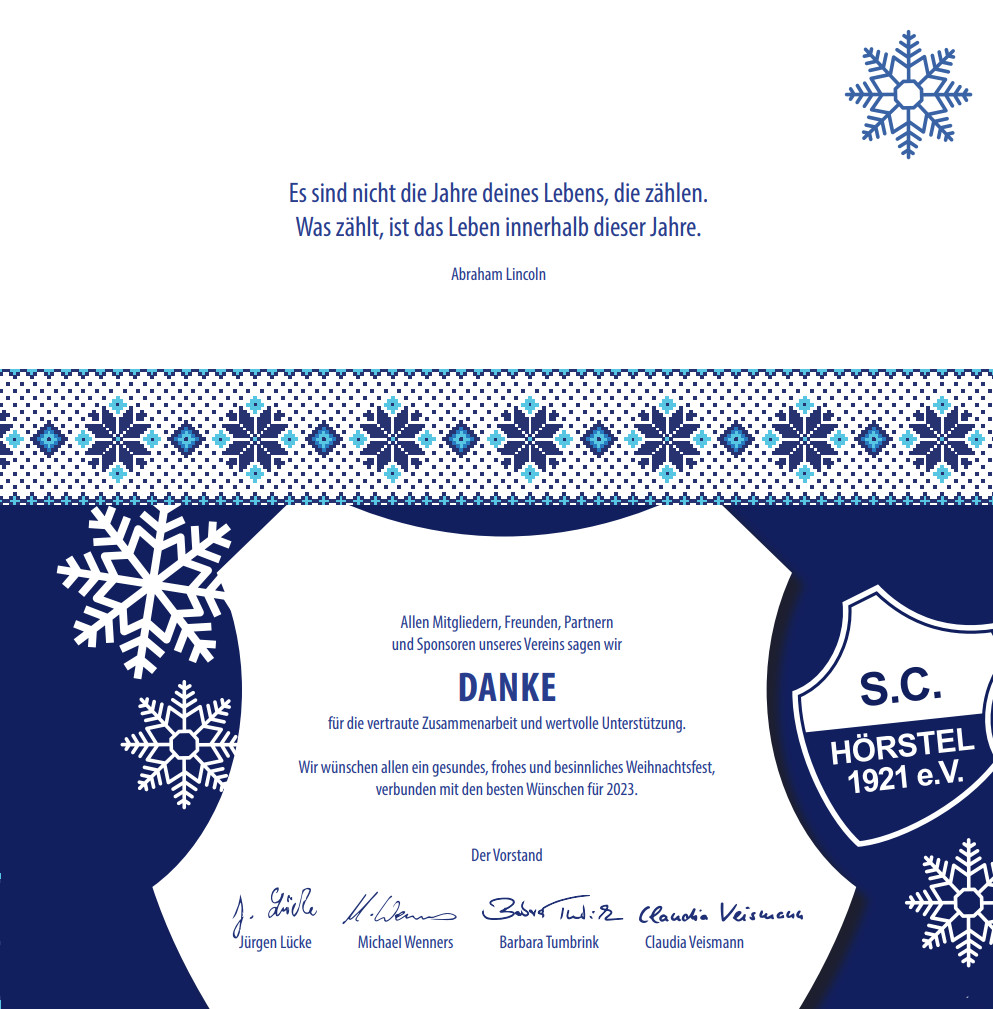 Weihnachtskarte 2022